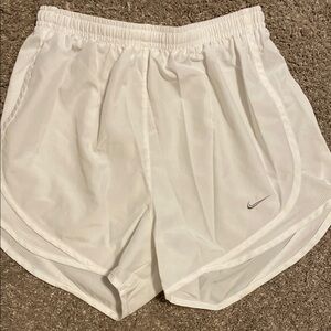 Nike Women's White Sports Shorts